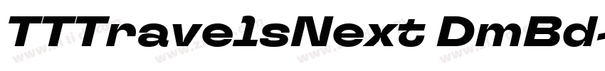 TTTravelsNext DmBd字体转换